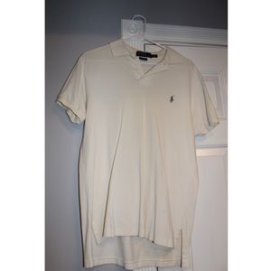 White polo shirt size M